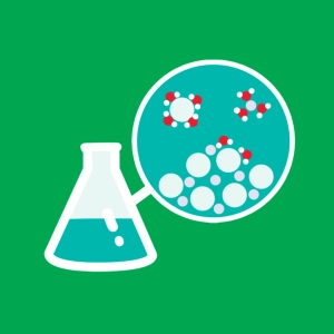 Auflösung von NaCl in Wasser